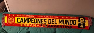 Bufanda Campeones del Mundo España 2026