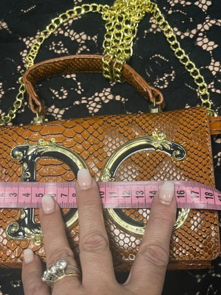 Tracolla pitone cammello Dolce & Gabbana