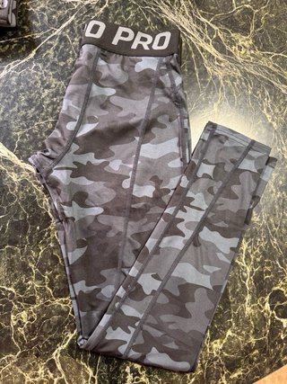 Mallas Compresión Hombre LANBAOSI Talla M Camuflaj