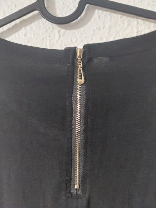 Blusa E&D de encaje negro