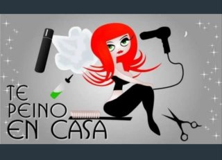 Peluquera a domicilio.