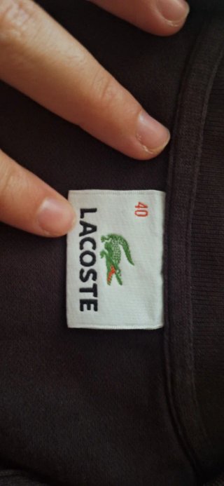 Polo Lacoste Marrón Talla 40