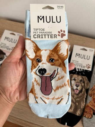 Pack de 5 pares de calcetines con perritos