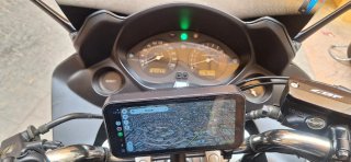 Honda Negra Touring con Baúl