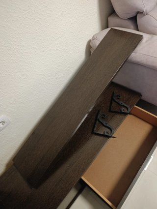Mueble modular salón oscuro