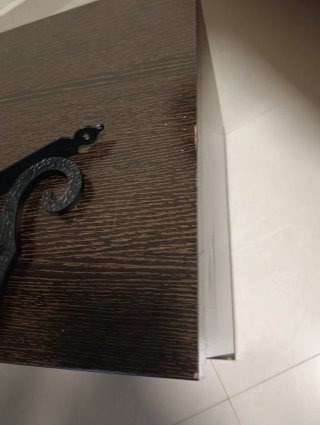 Mueble modular salón oscuro