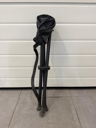 Banco Plegable Negro y Gris
