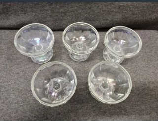 Lote cinco copas de postre