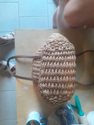 Bolso de mano Tiffosi beige