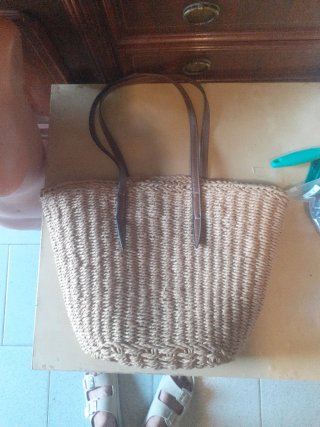 Bolso de mano Tiffosi beige