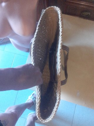 Bolso de mano Tiffosi beige