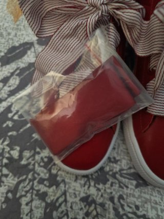 Zapatillas Puma Basket Heart rojas N°41 americano.