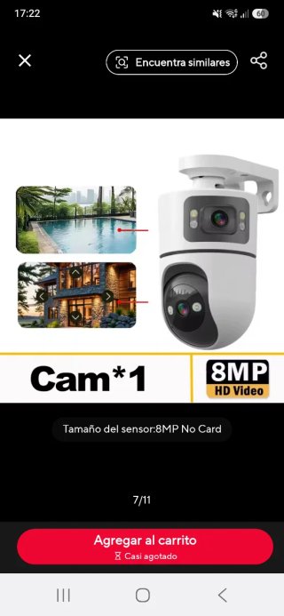 Cámara de Vigilancia CUGO 8MP Ultra HD