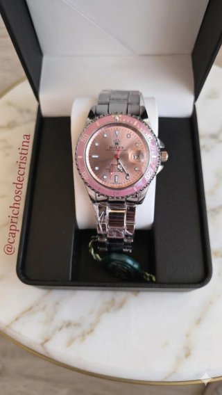 Reloj  Acero Rosa.SOLO ENVIO.