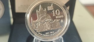 Moneda 10 Euros Artillería 250 Aniversario
