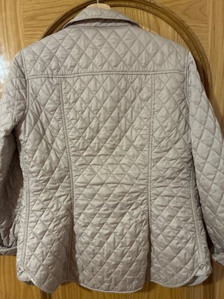 Chaqueta quilted beige