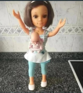 Muñeca Nancy y su  bebé