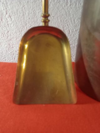 Set attrezzi camino ottone stile Giorgio III