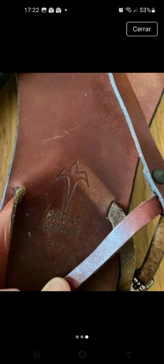 Sandalias de cuero barefoot