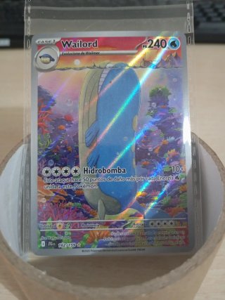 Carta Pokémon Wailord Reverse Holo 162/159