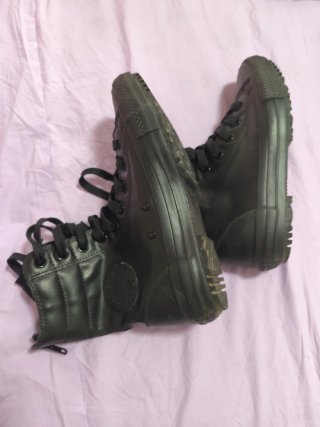 Botas Converse Negras Piel