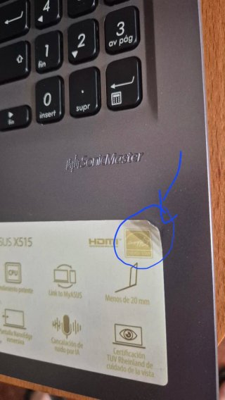 Portátil ASUS intel i5 11.° gen  8GB RAM 512GB SSD