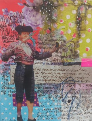 Cuadro collage torero español