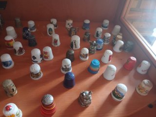 Colección d dedales variados.Nacional e Internales