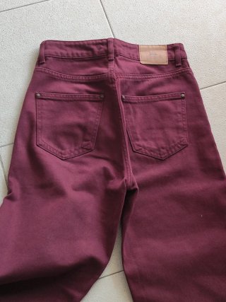 Pantalón Zara mujer granate