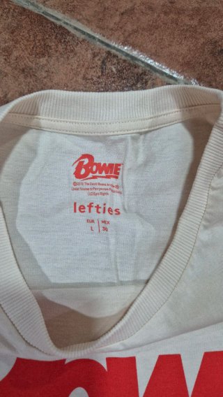 Camiseta Top Unisex estampado Bowie de Lefties