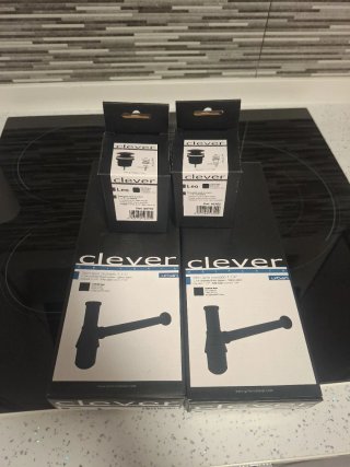 2 Kit Desagüe Clever Quick Clack Completo