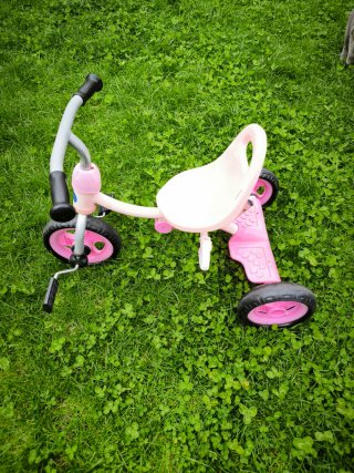 Triciclo infantil rosa