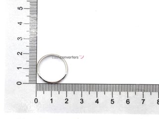 alianza oro 18k con piedra con diamante t. 11 (16,24 mm)