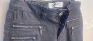 ONLY - pantaloni neri a vita alta - taglia S
