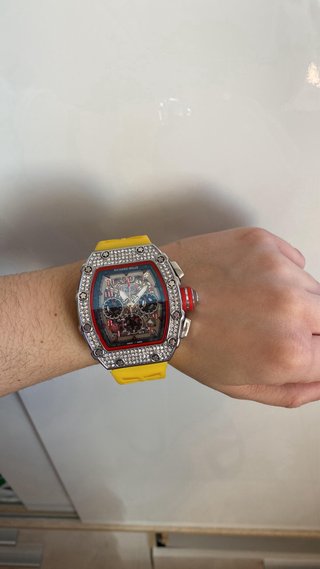 Reloj Richard Mille Diamantes Amarillo