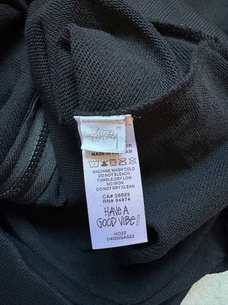 Sudadera con cremallera Stüssy Negra