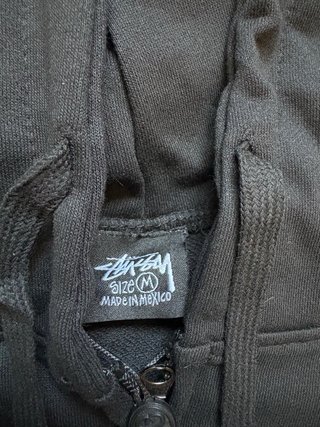 Sudadera con cremallera Stüssy Negra