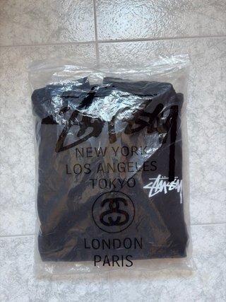 Sudadera con cremallera Stüssy Negra