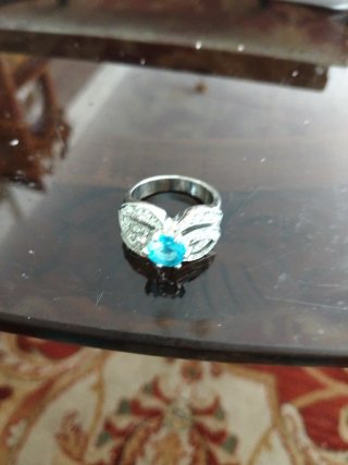 Anillo coctel alta fantasía años 80