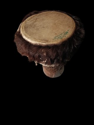 Tambor Yembé Africano Madera Tallada