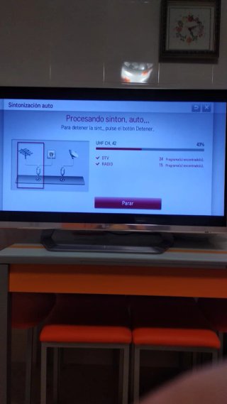 TV LG Smart 42 Plata