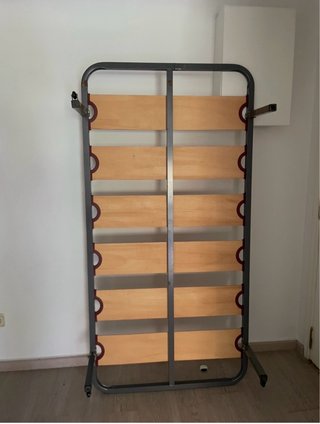 Somier 90cm Metal y Madera