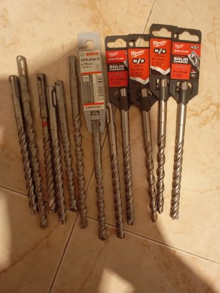 Brocas SDS Plus 10mm Bosch y Milwaukee