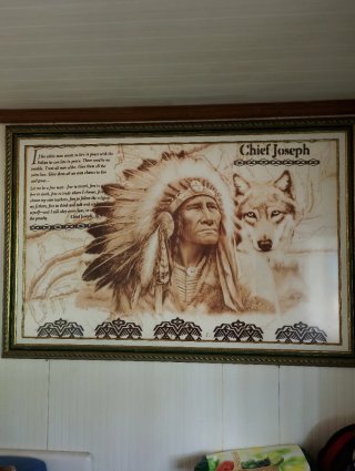 Cuadro Jefe Joseph y Lobo