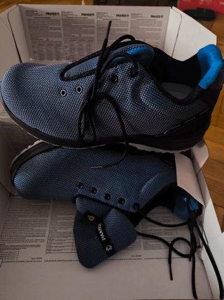 Zapatos de seguridad PANTER negros y azules