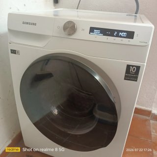 Lavadora Samsung y secadora mucho ruido al centríf
