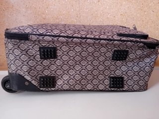 Maleta MSK beige y negra