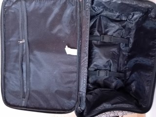 Maleta MSK beige y negra