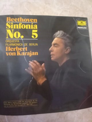 Vinilo original Beethoven Sinfonía No. 5 Karajan