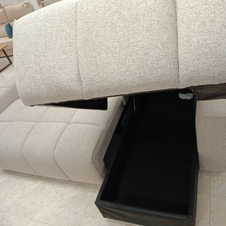Sofá Cama Nuvola Chaise Longue con Arcón